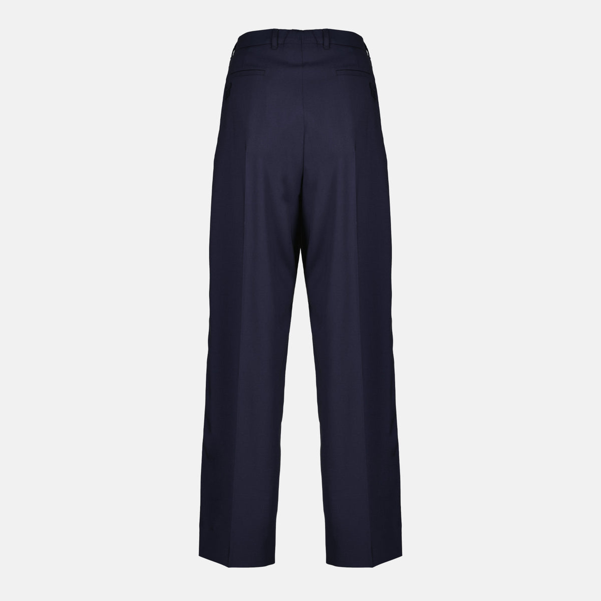 Navy Wool Trousers