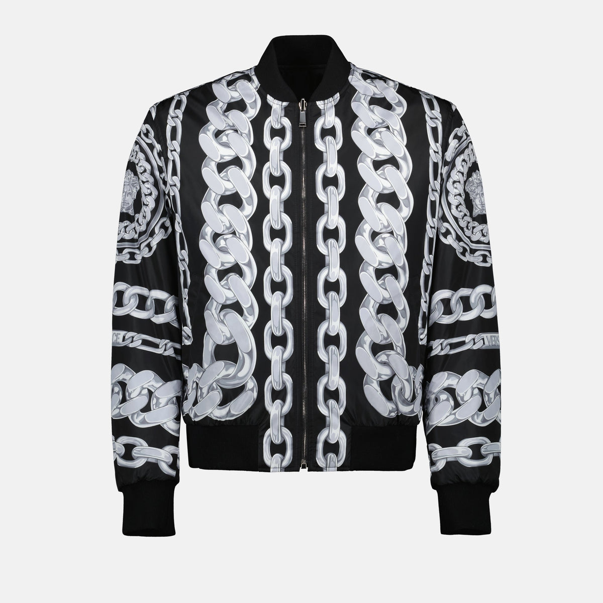 Reversible bomber jacket