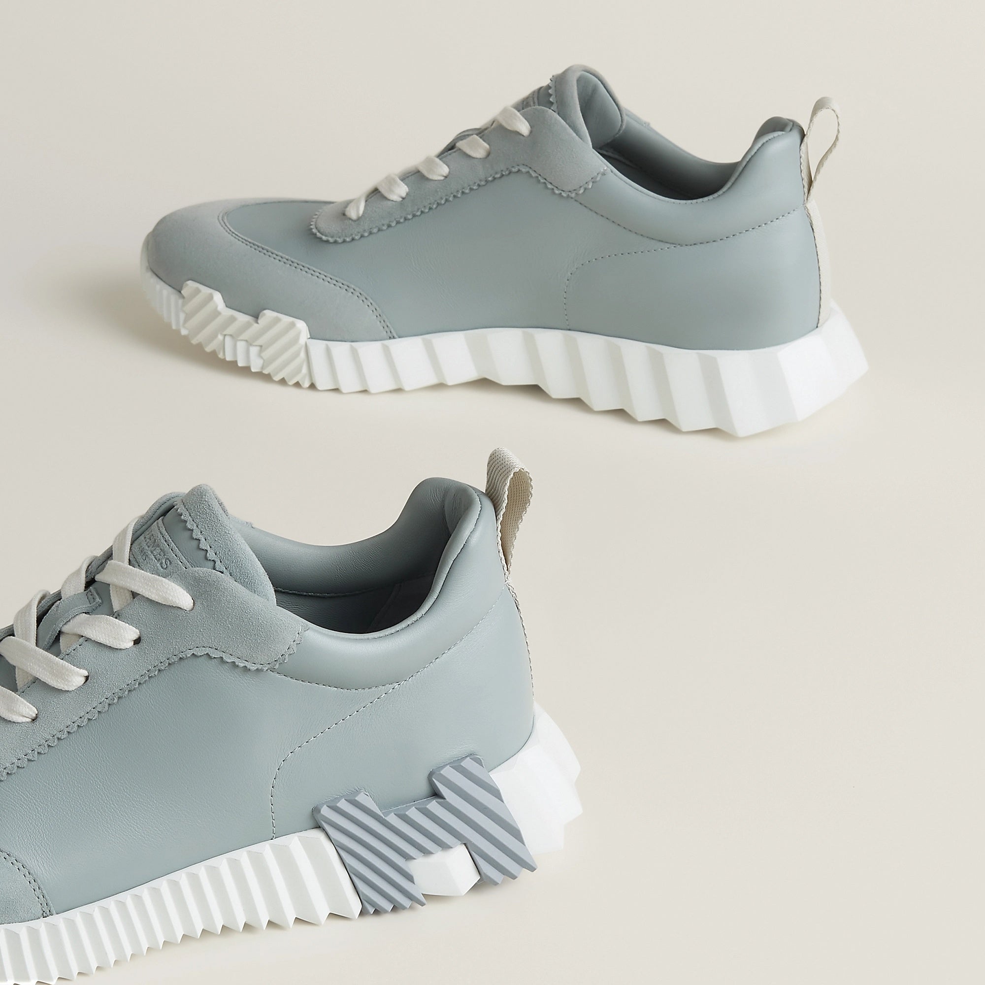 Bouncing Sneaker - Powder Blue/White