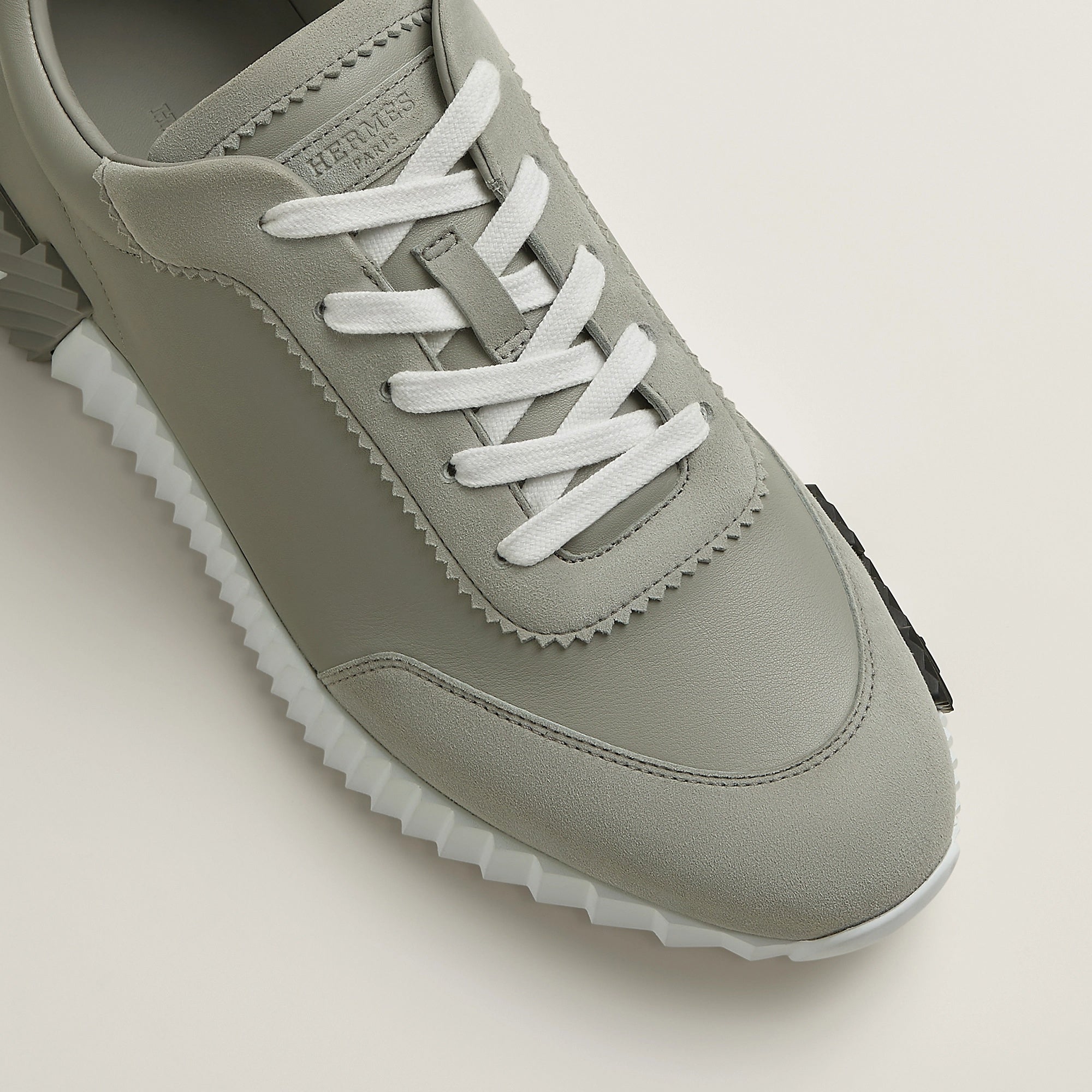 Bouncing Sneaker - Sage Grey/White