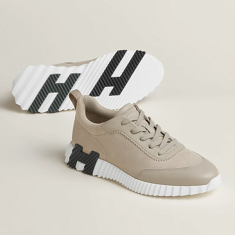 Bouncing Sneaker - Taupe/White