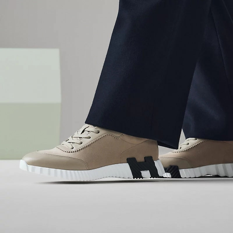 Bouncing Sneaker - Taupe/White