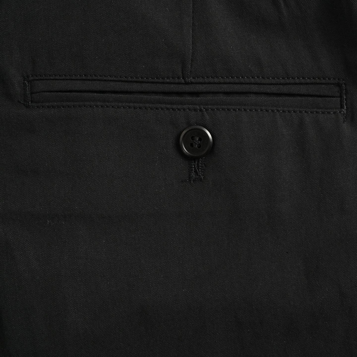 Gabardine Trousers with Triangle Logo | Black