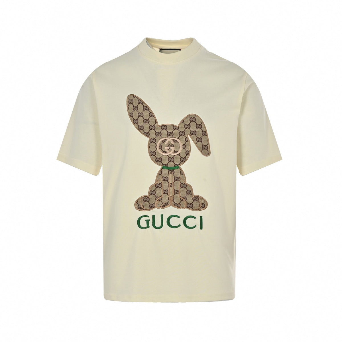 Monogram Rabbit T-Shirt - Cream
