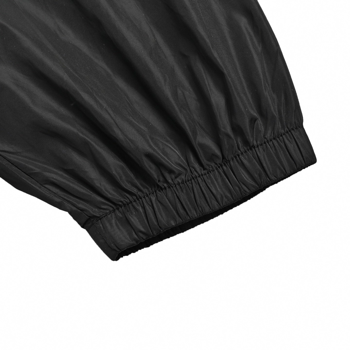 Vintage Check Trim Hooded Jacket | Black
