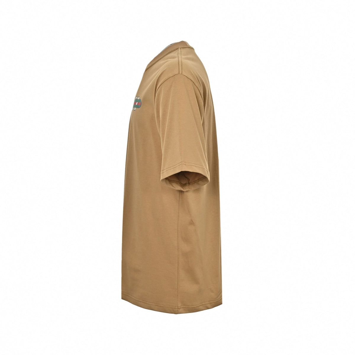 Web Stripe Logo T-Shirt | Camel