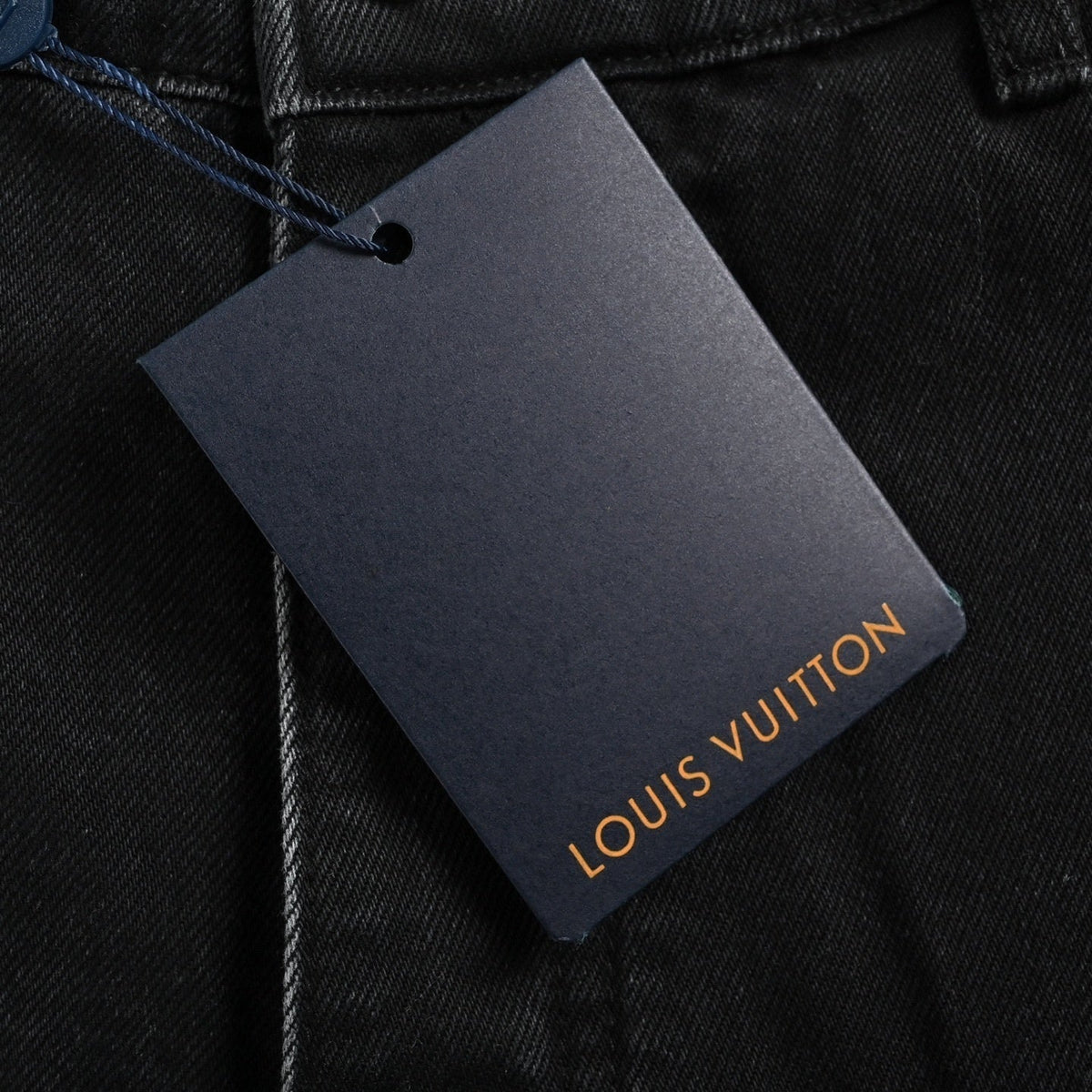 LV Signature Embroidered Jeans - Dark Wash