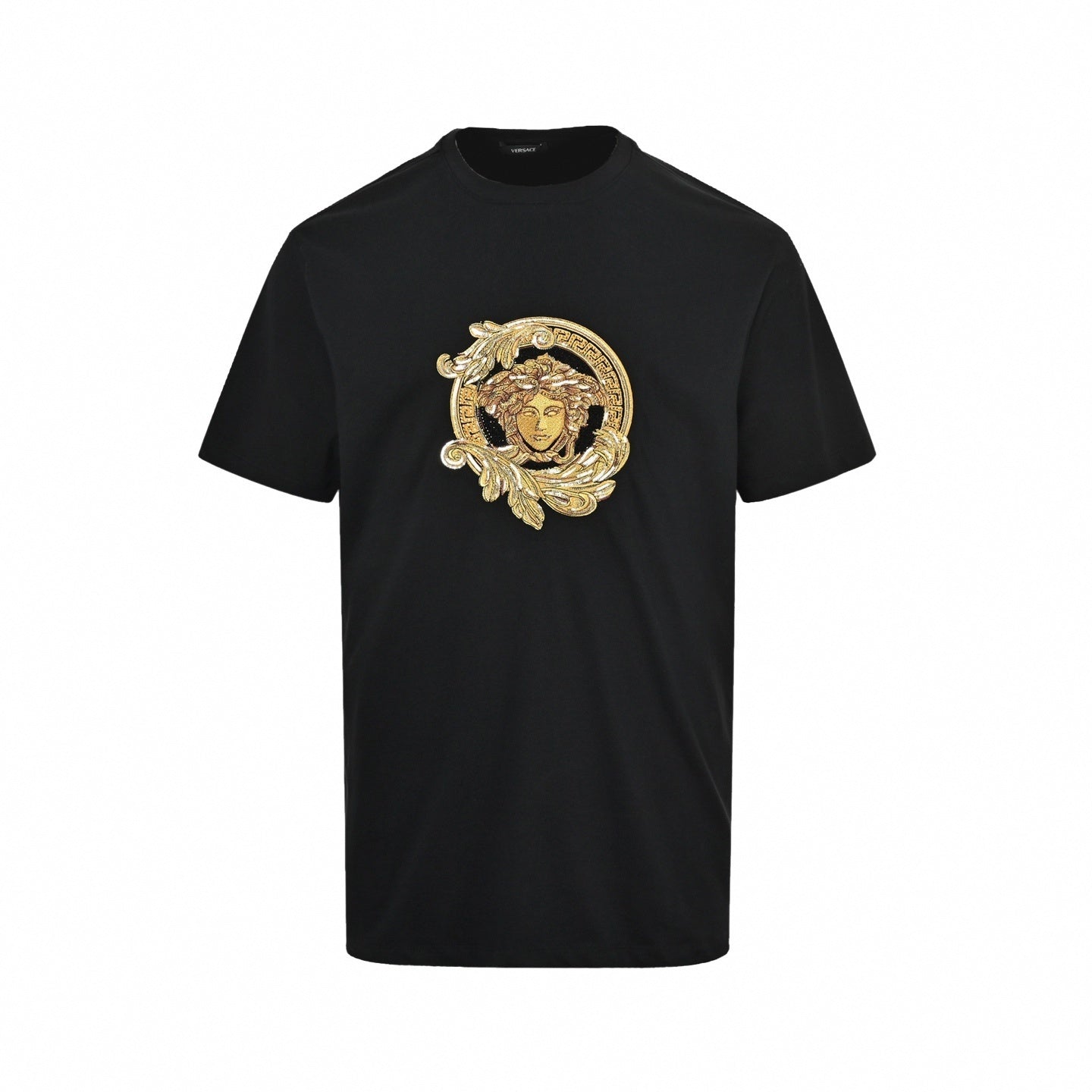 Medusa Crystal & Embroidered T-Shirt