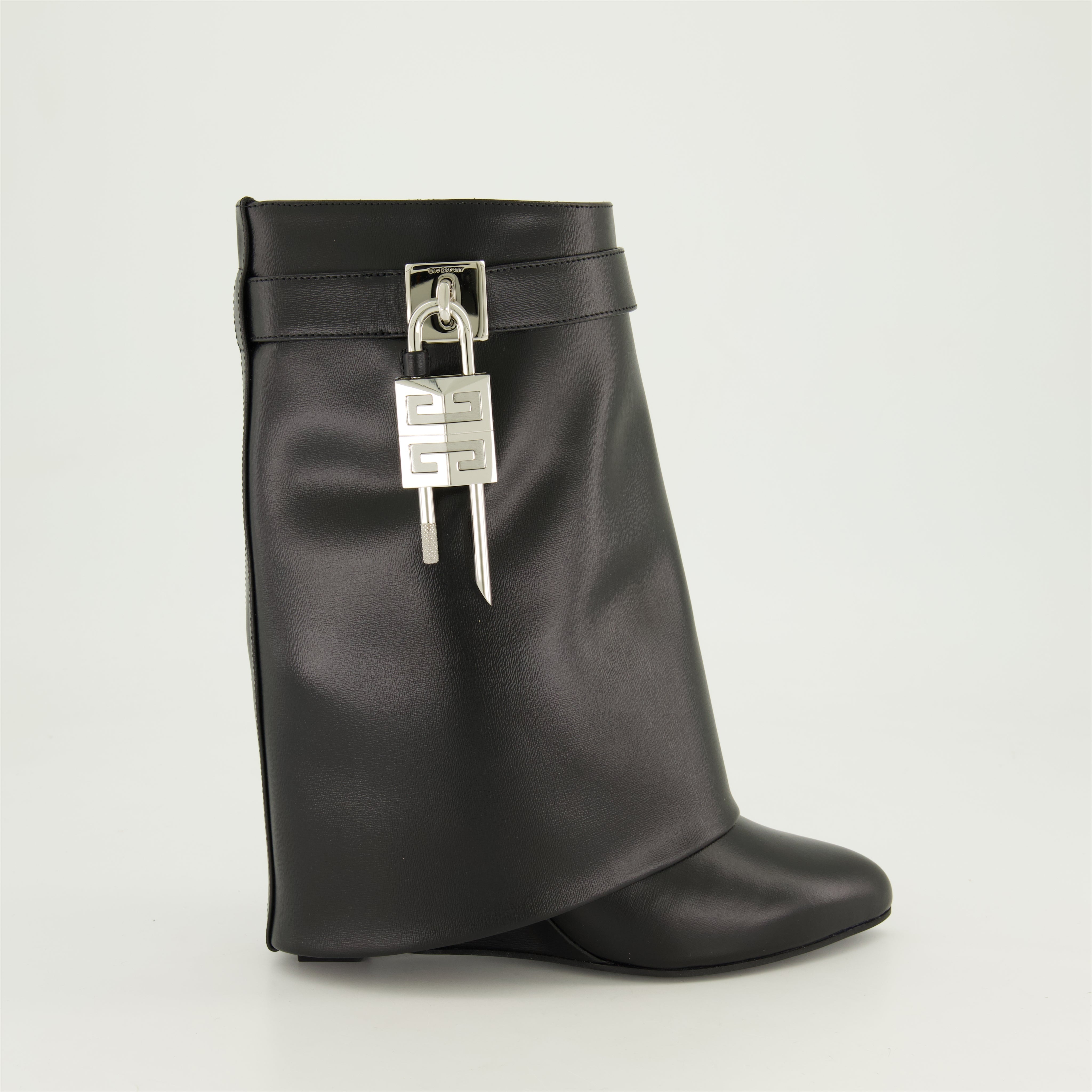 Shark Lock Ankle Boots