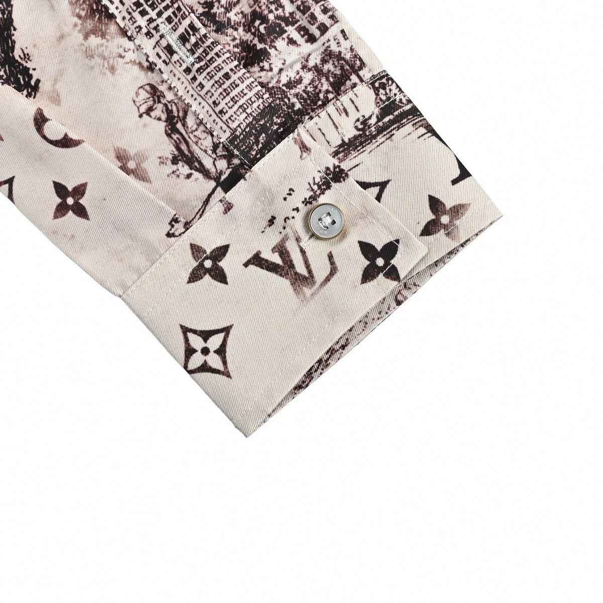 Monogram Toile de Jouy Silk Shirt