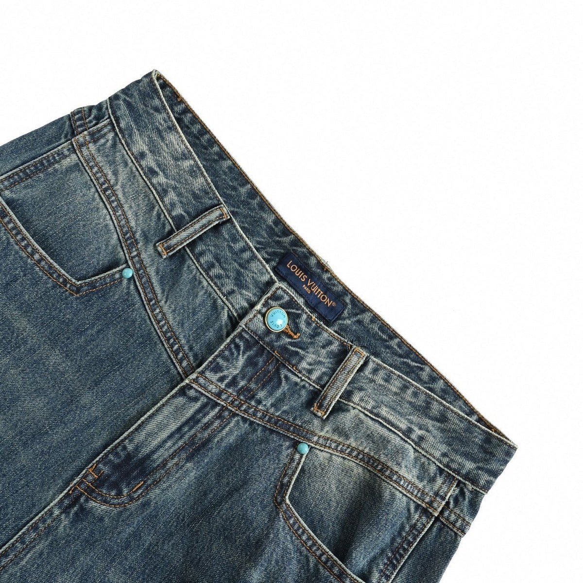 Relaxed Distressed Carpenter Jeans
