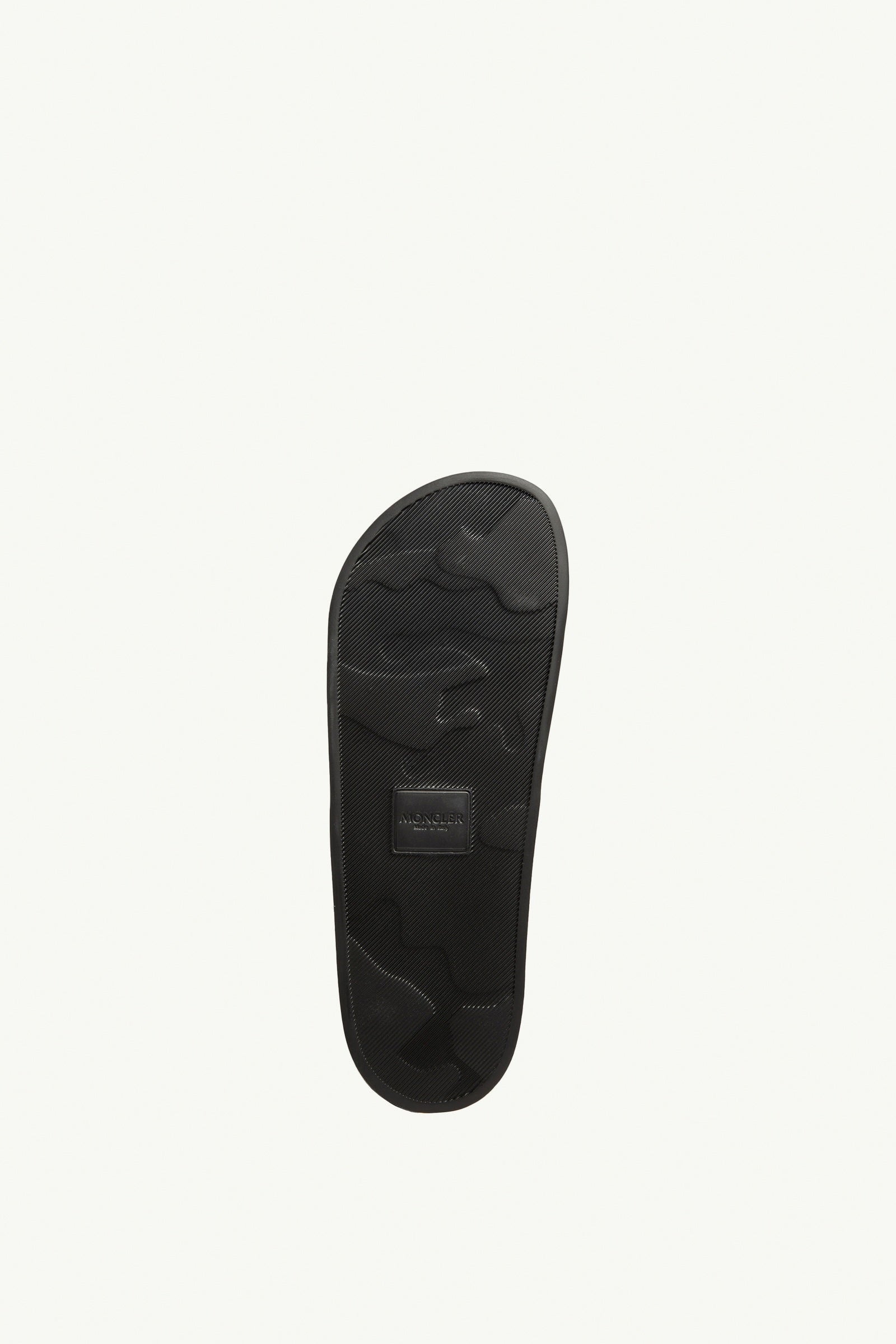 'Basile' Tricolor Rubber Slides | Black Footbed