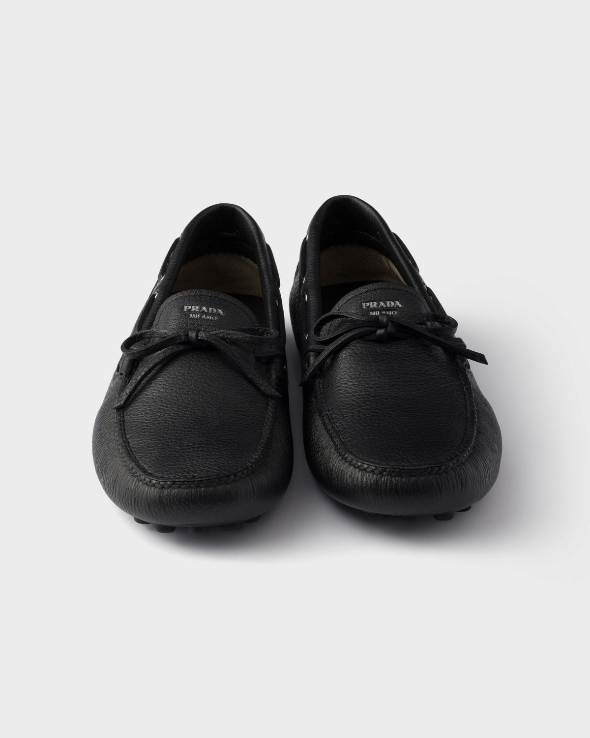 Leather Driver Loafers | Black