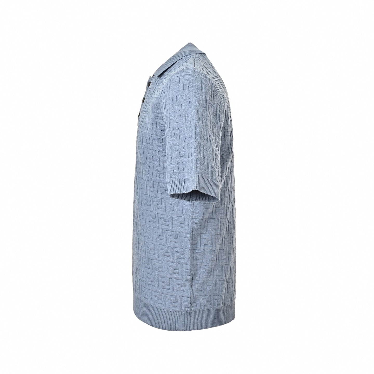 FF Jacquard Knit Polo Shirt