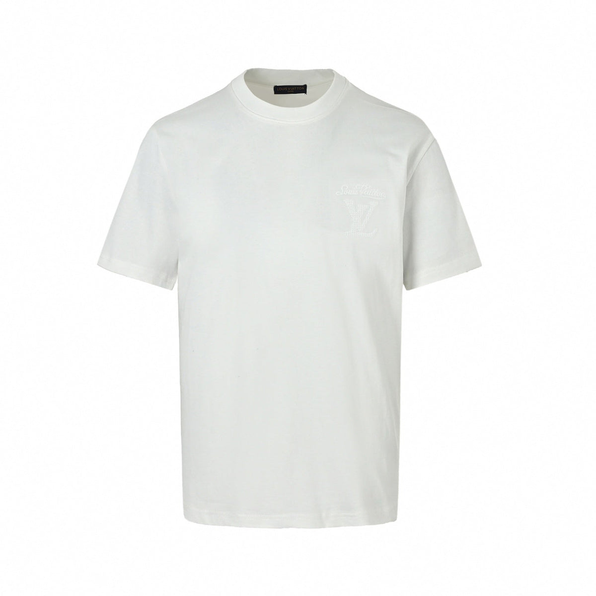 Tonal Embroidered Logo T-Shirt | White