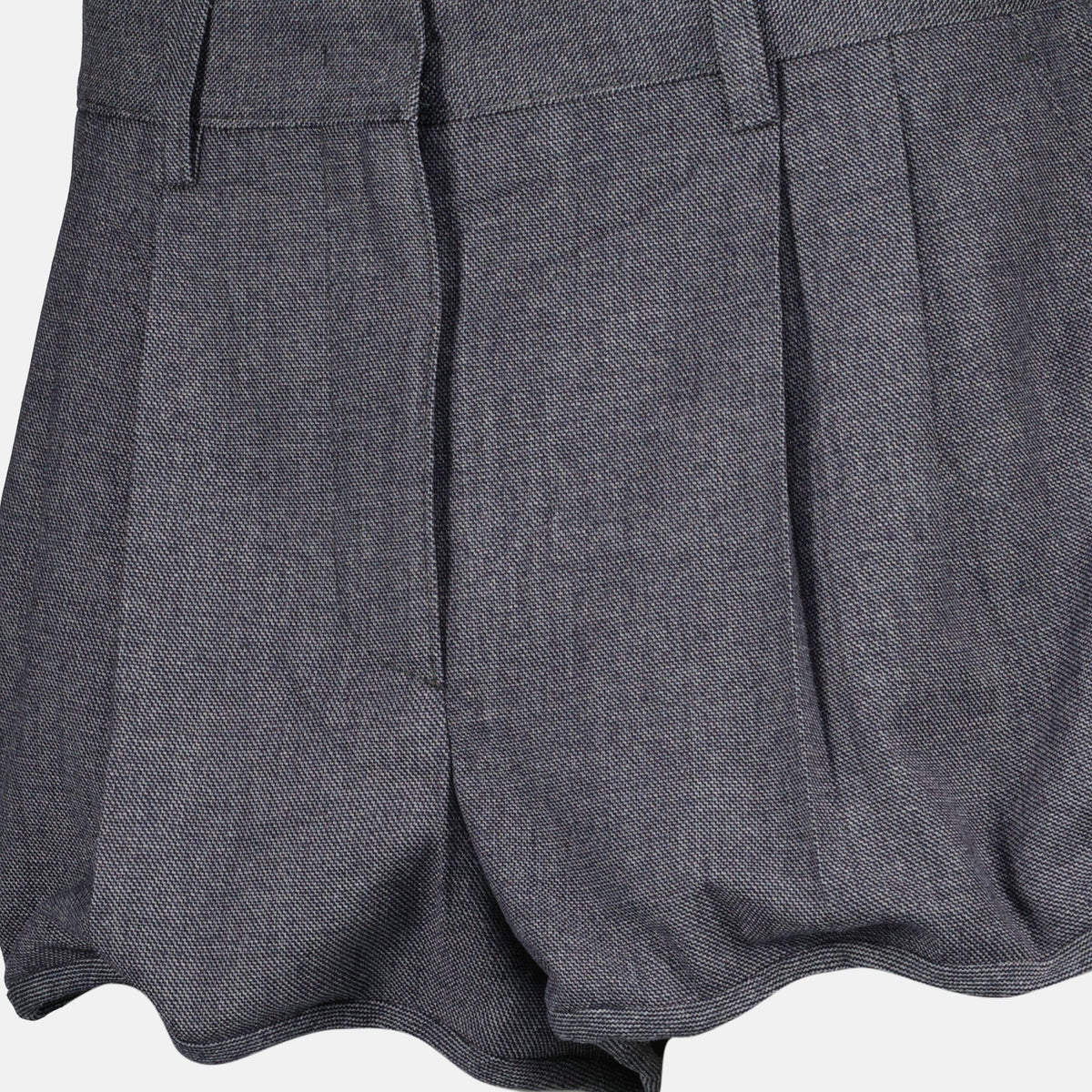 Gray Satin Shorts
