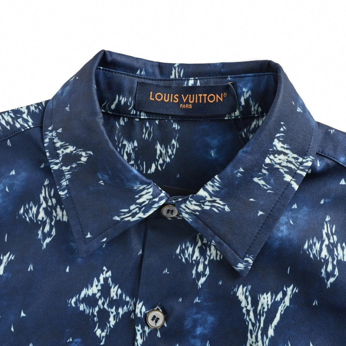 Monogram Ikat Silk Shirt