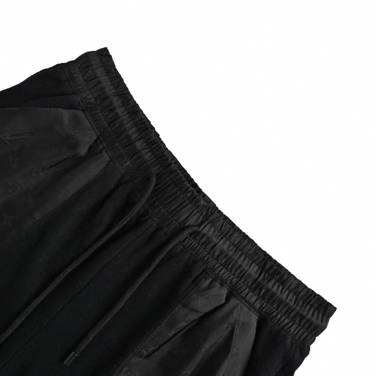 Monogram Panel Athletic Shorts | Black