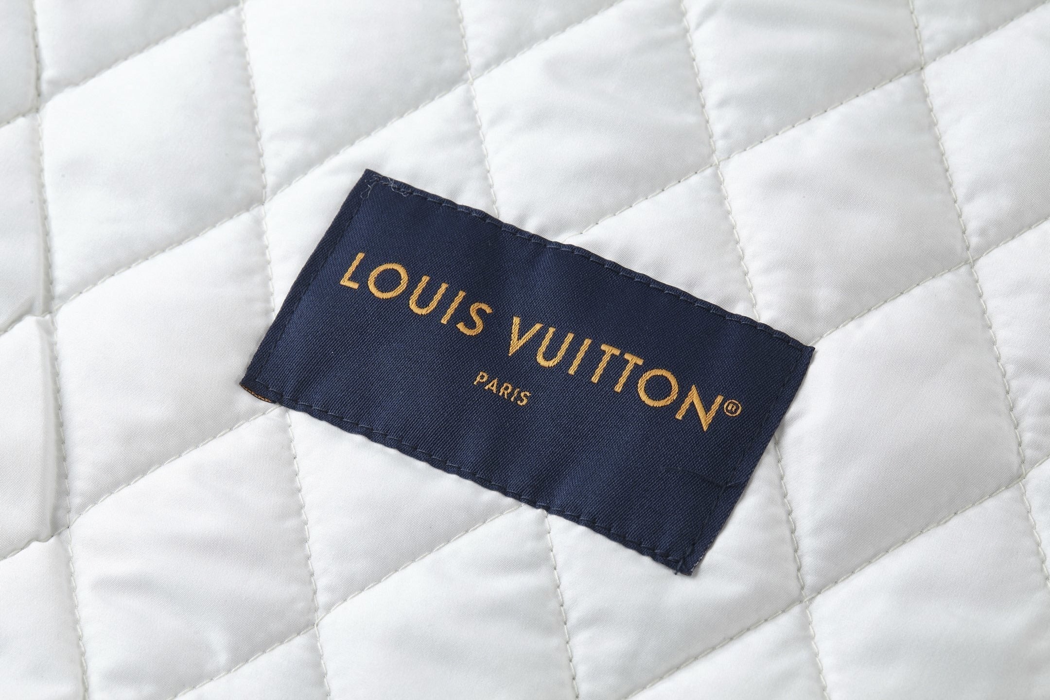Gold Monogram Denim Jacket | Indigo