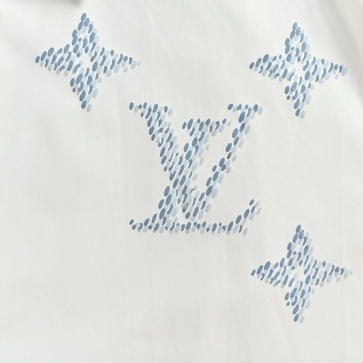 Scattered Pointillism Monogram Button-Down