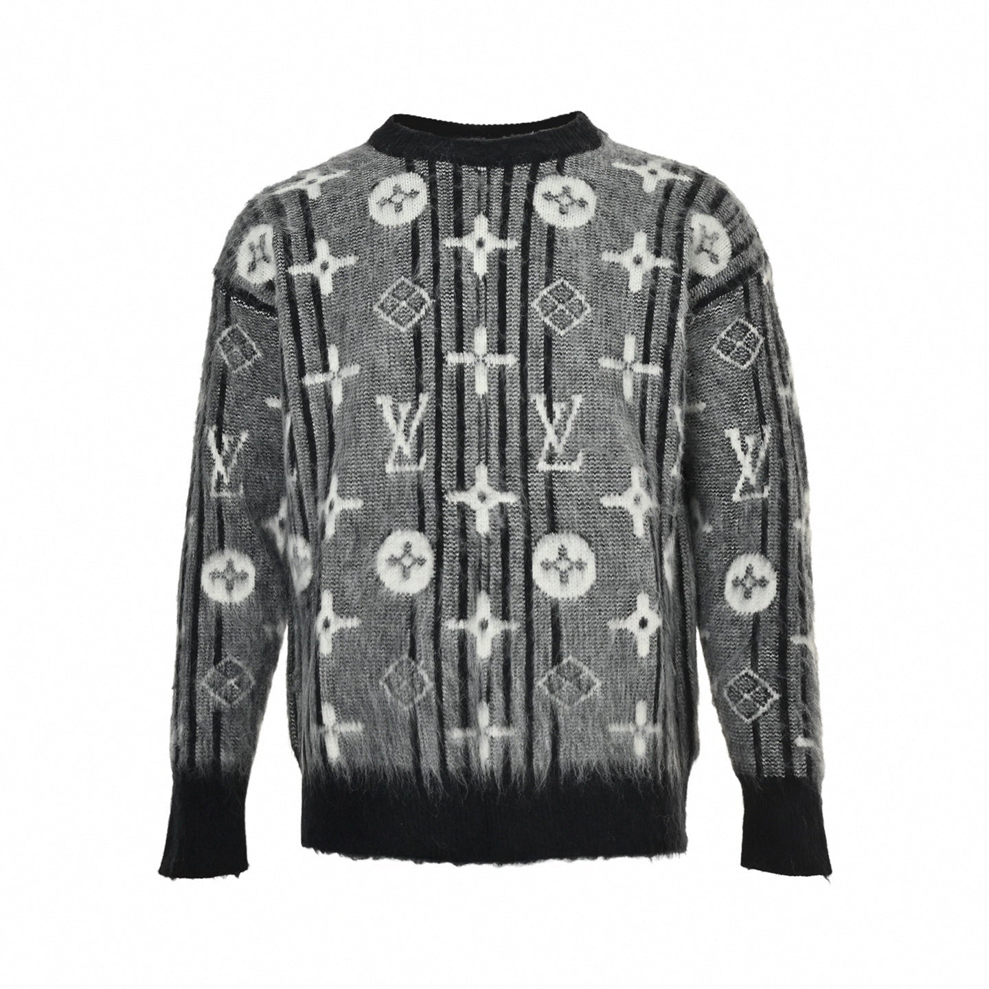 Brushed Knit Monogram Sweater