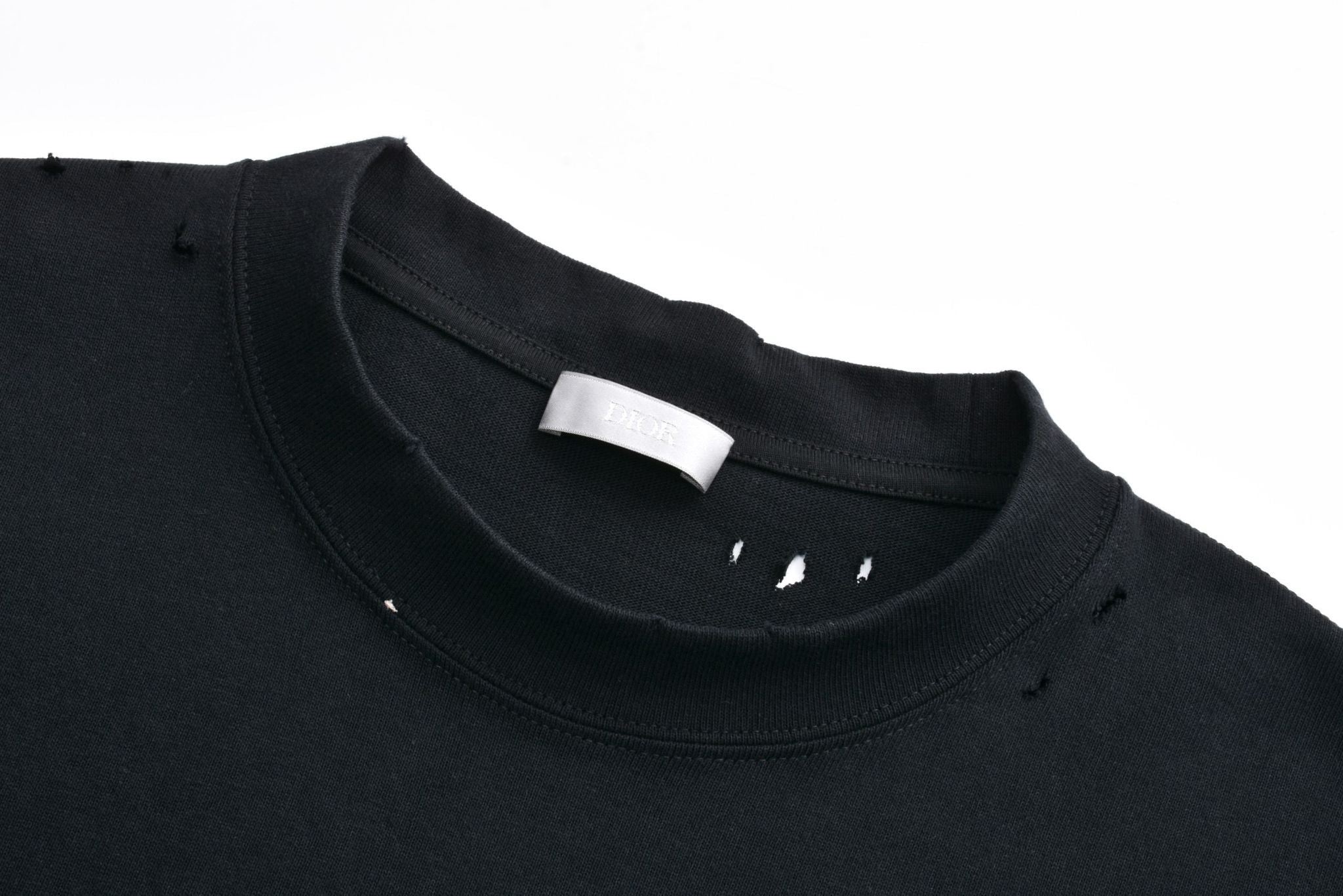 Couture Double side Logo T-Shirt - Black Distressed