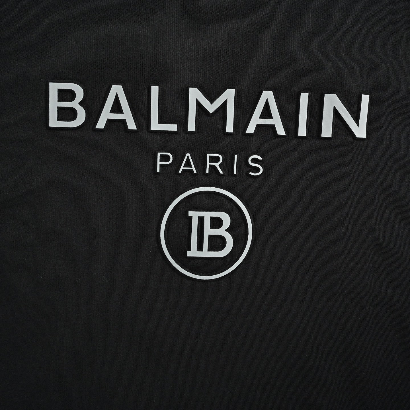 3D Silicone Logo T-Shirt - Black