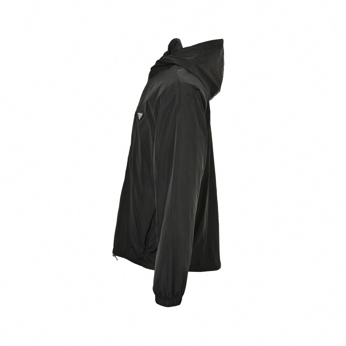 Re-Nylon Reversible Hooded Jacket | Black & Navy