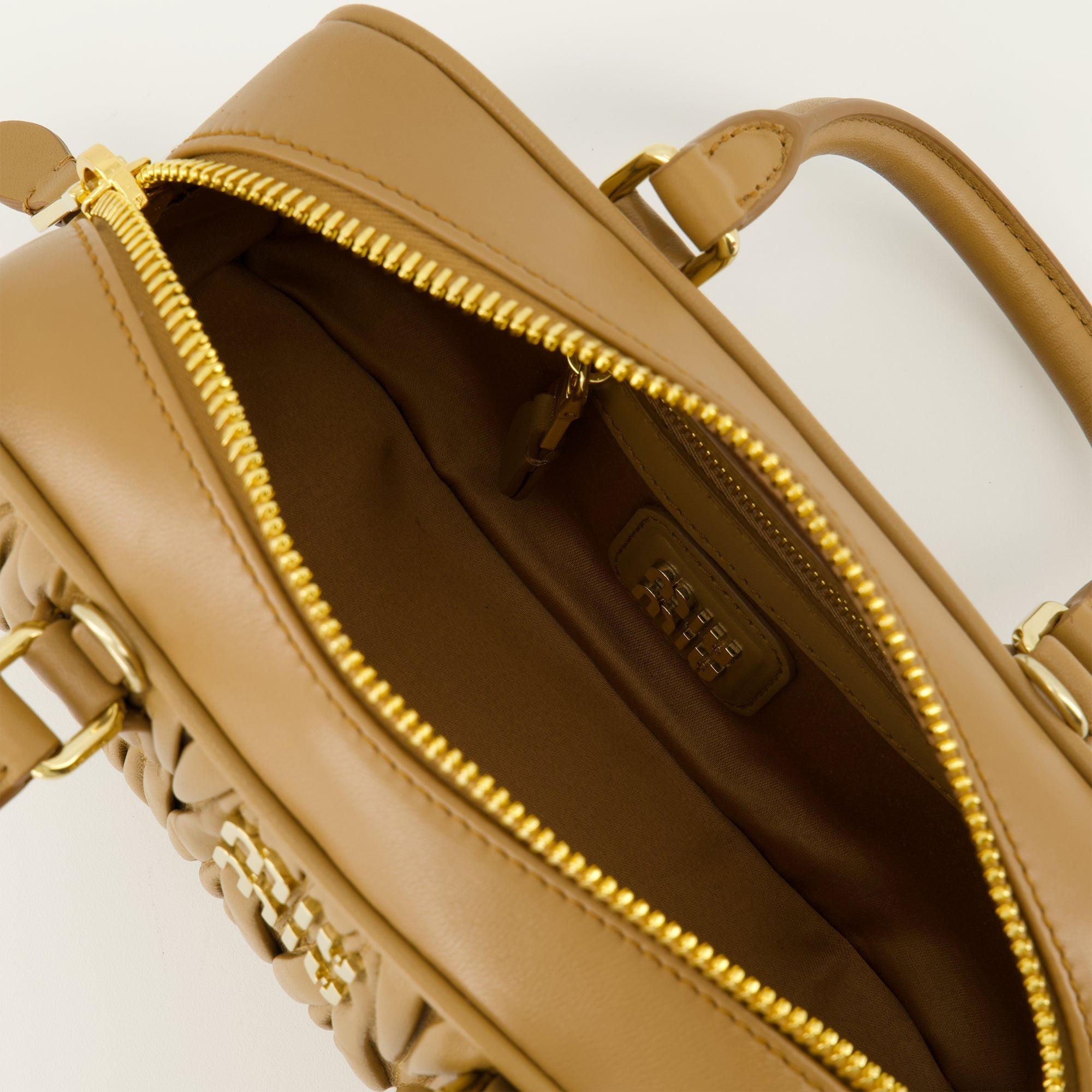 Quilted Brown Acardie Bag