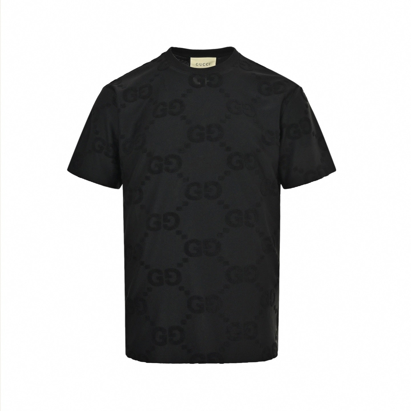 3D GG Motif T-Shirt - Black