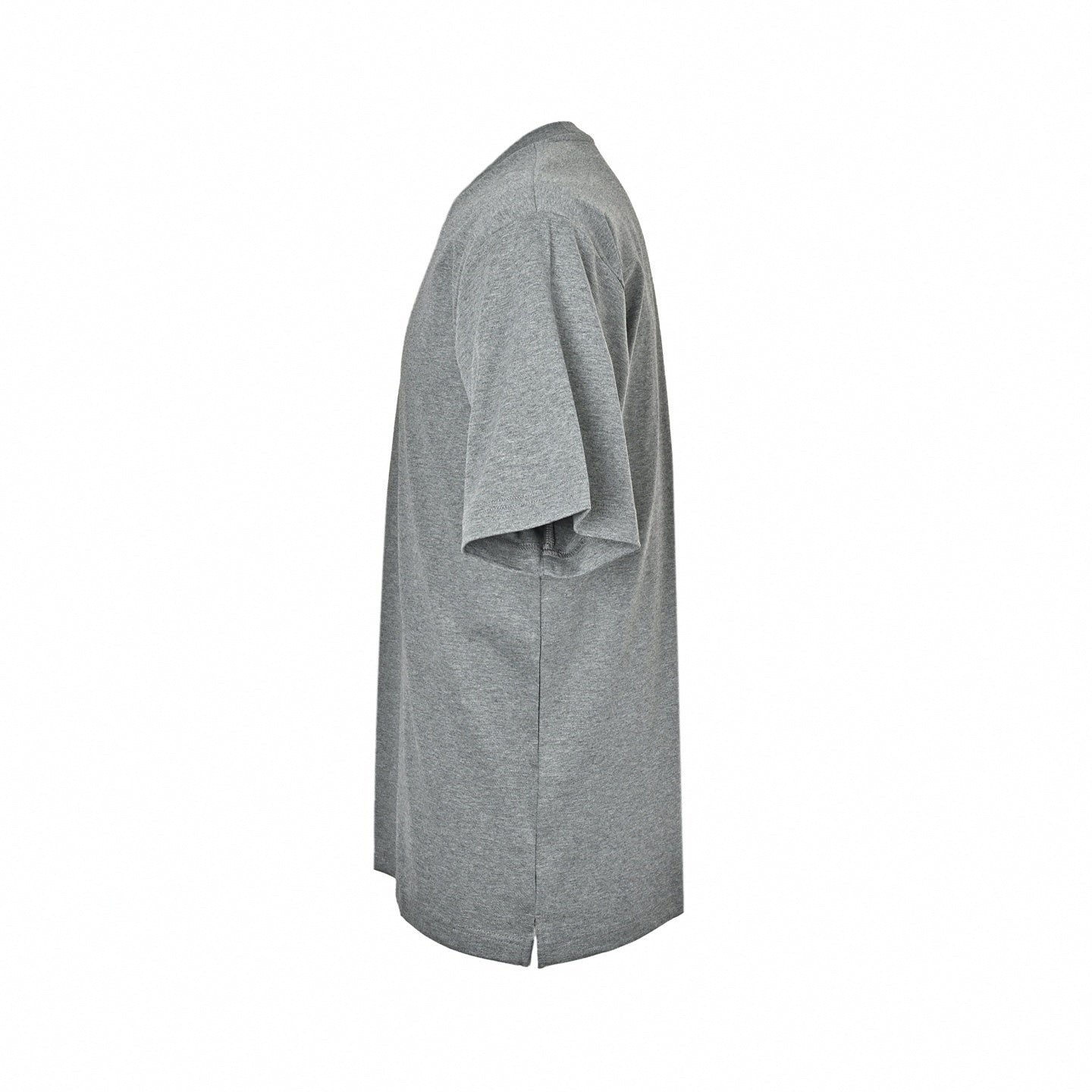 Enameled Triangle Logo T-Shirt | Heather Grey