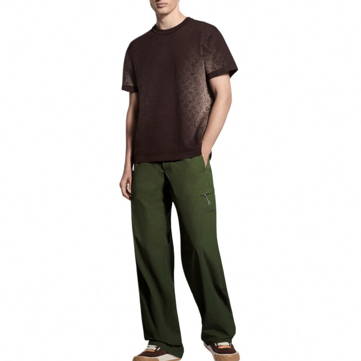 Monogram Pointillism Knit T-Shirt