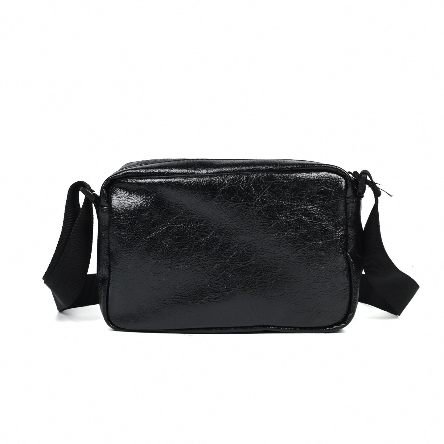 Lamborghini Shield Crinkled Crossbody | Black