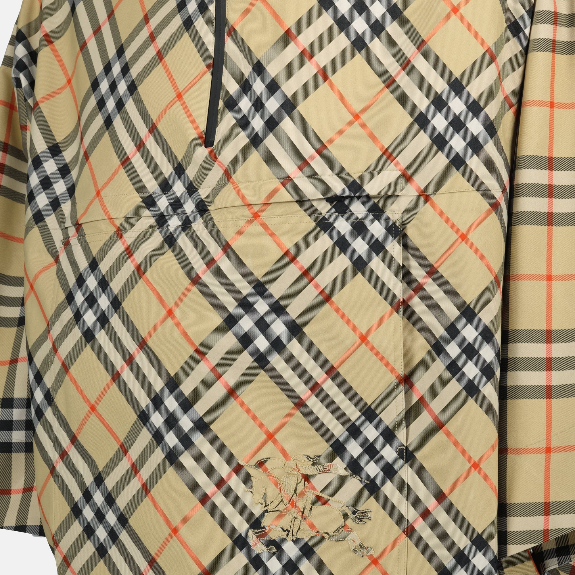 Check Plaid Cape