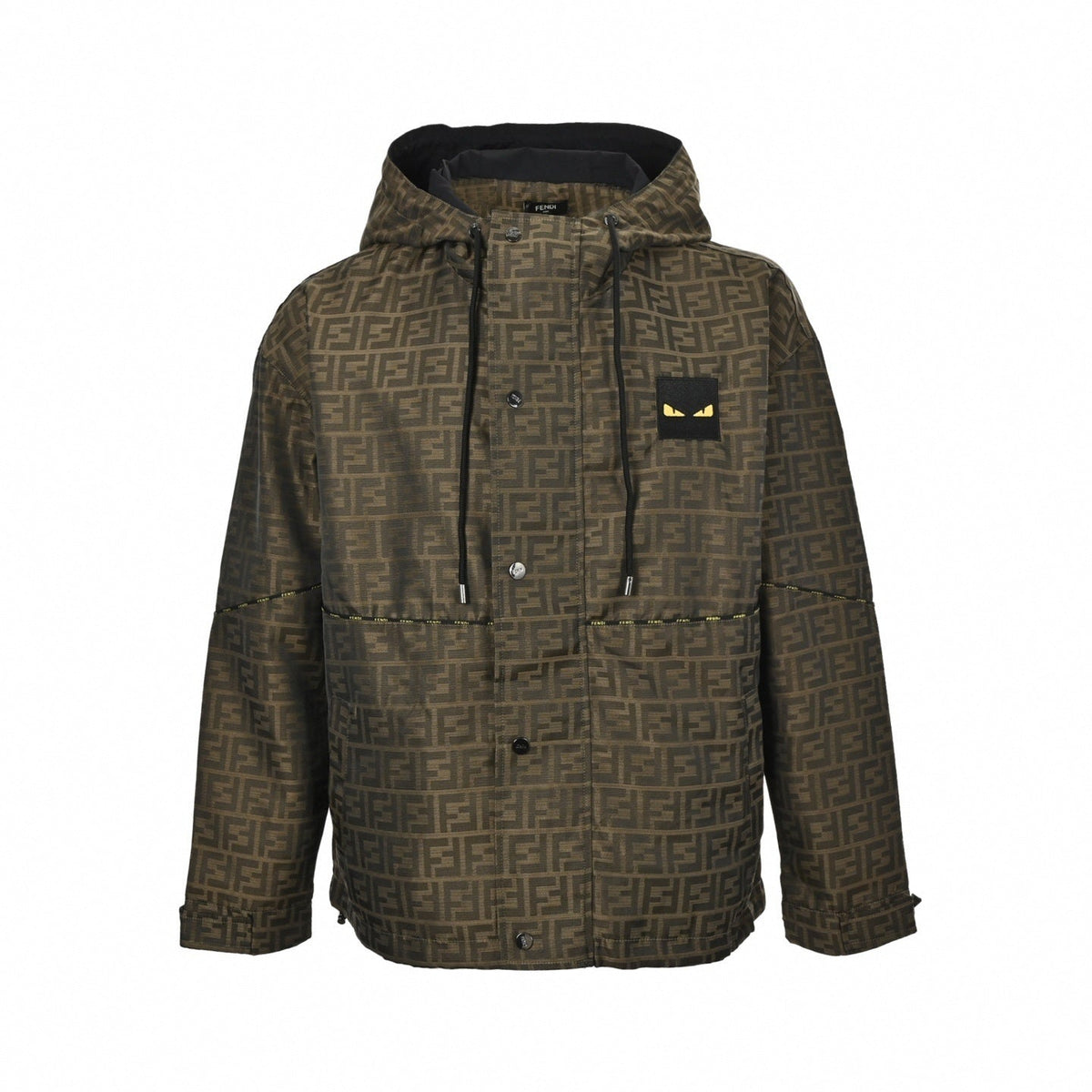 FF Monogram Bag Bugs Hooded Jacket | Brown