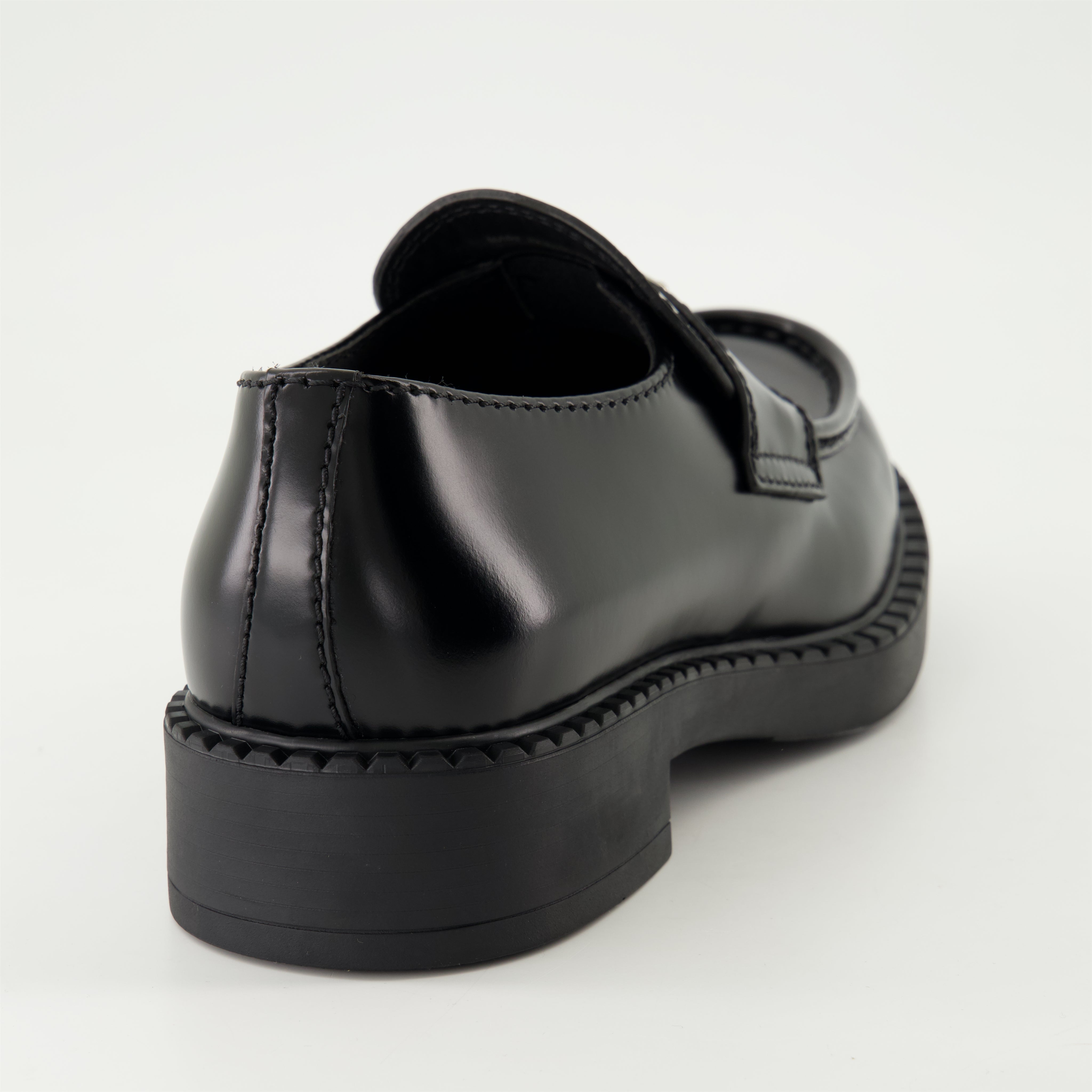 Chocolate Leather Loafers