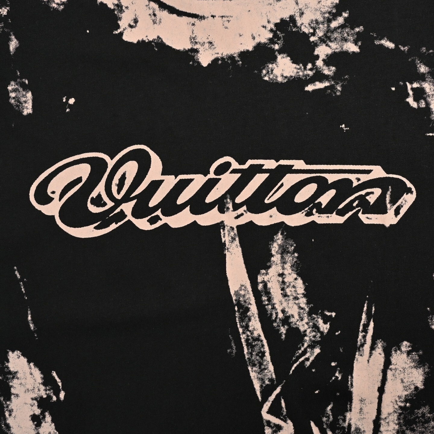 "Bleached" Vuitton Logo T-Shirt