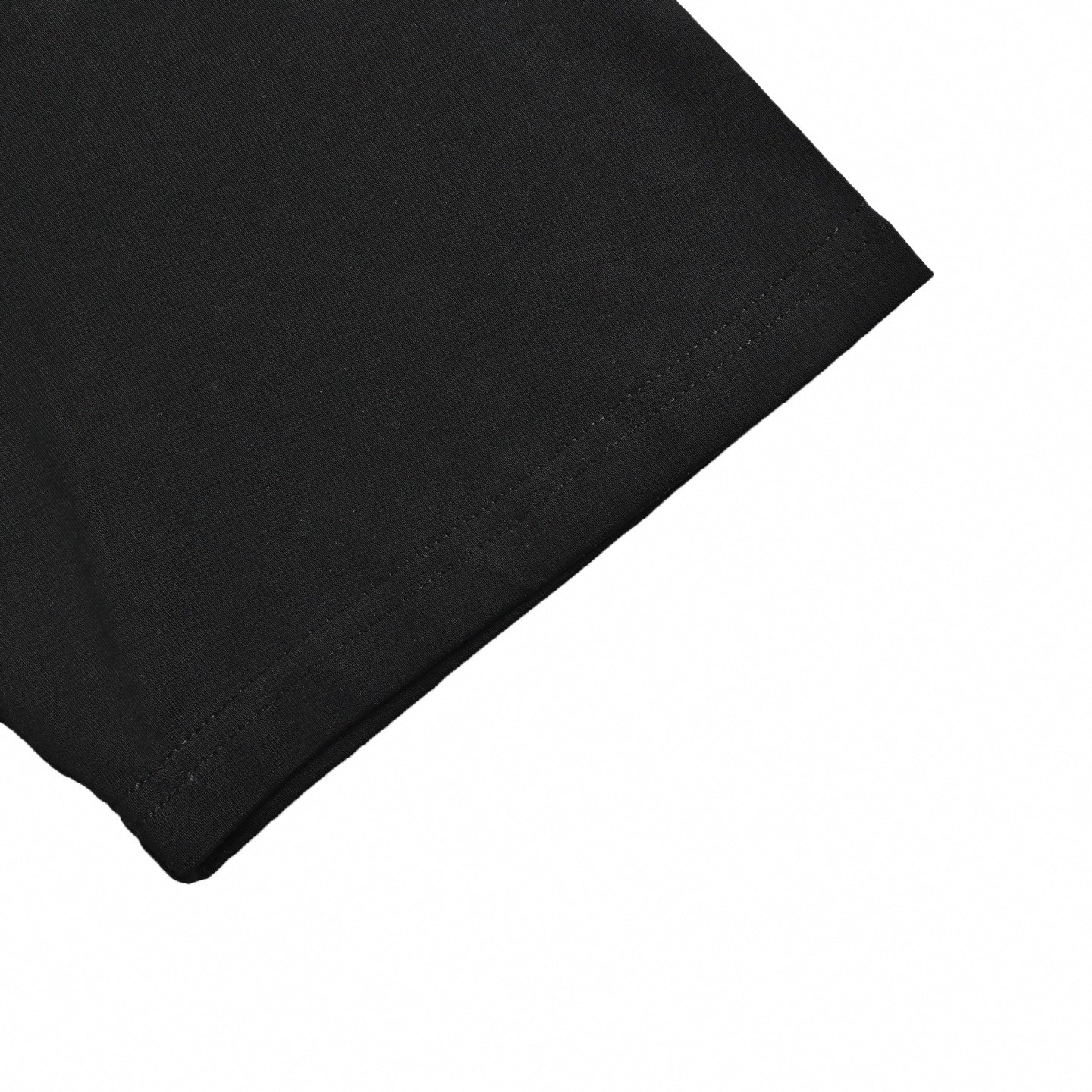 Trompe L'Oeil Currency Collar T-Shirt | Black