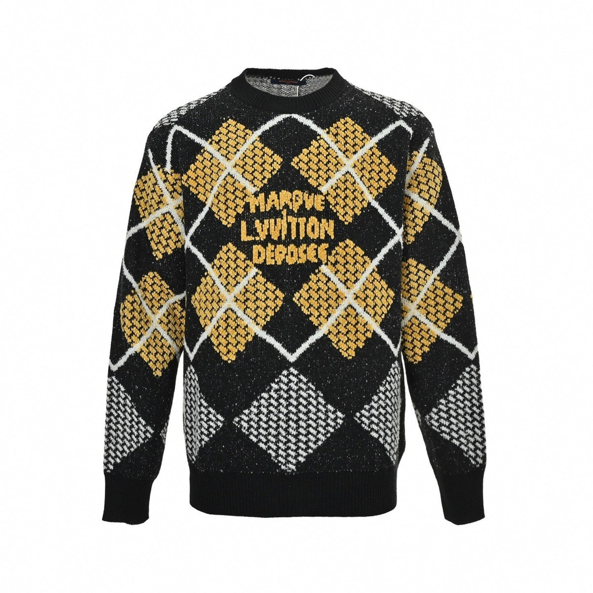 Marque Déposée Argyle Crewneck