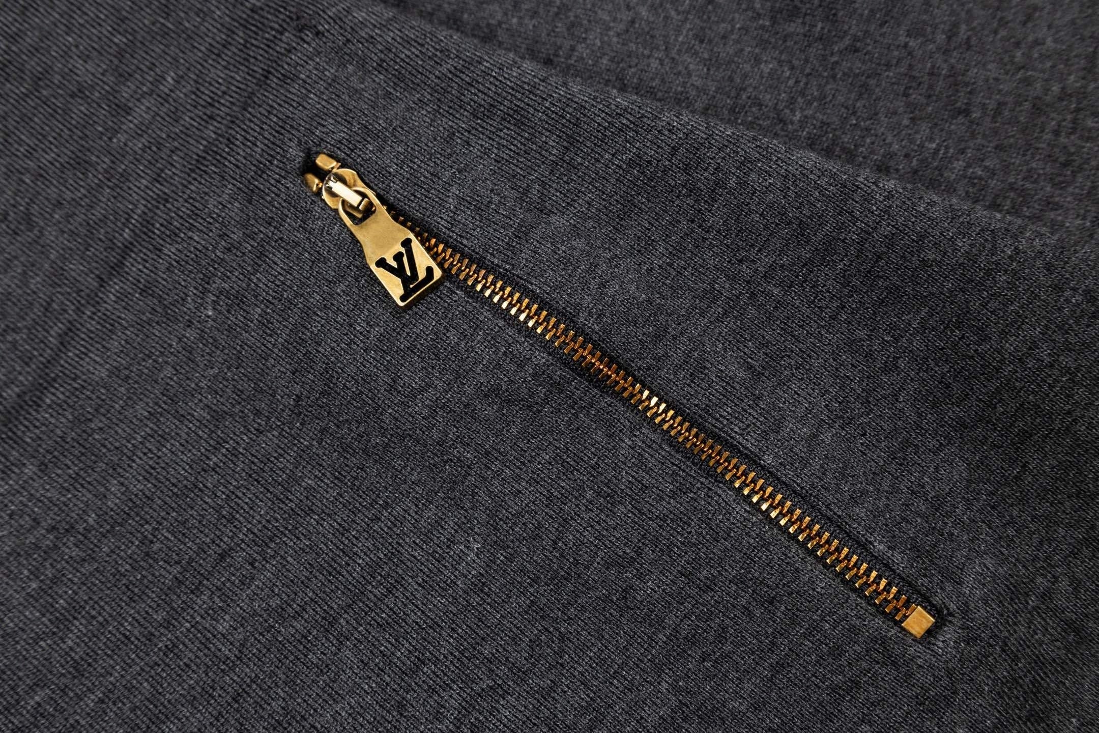 Monogram Trim Full-Zip Cardigan
