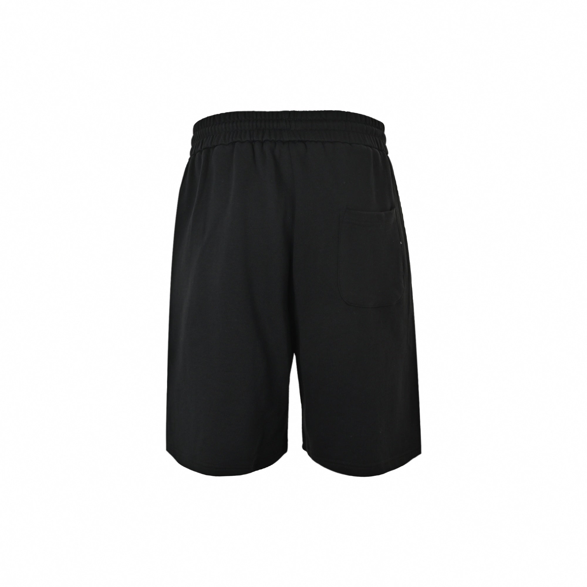 Embroidered Equestrian Knight Shorts | Black