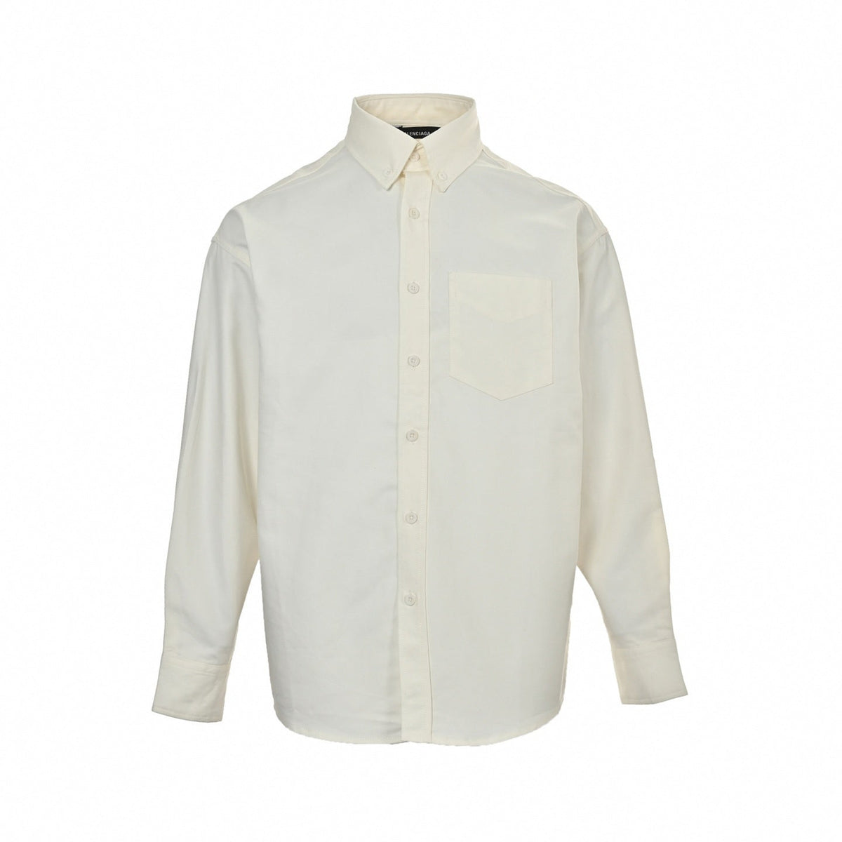 Logo Button-Down Shirt | White