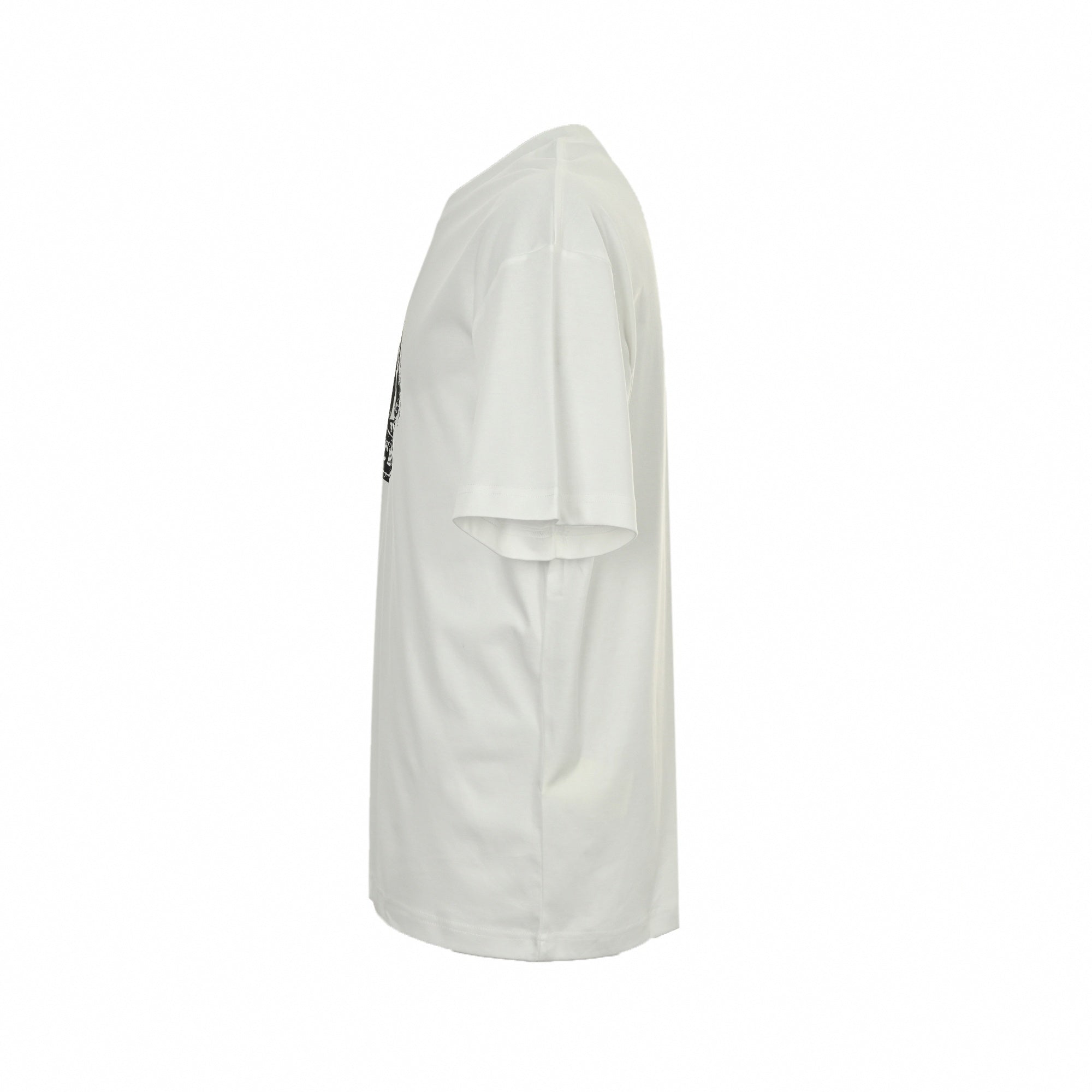 Voyage Stamp Cotton T-Shirt | White