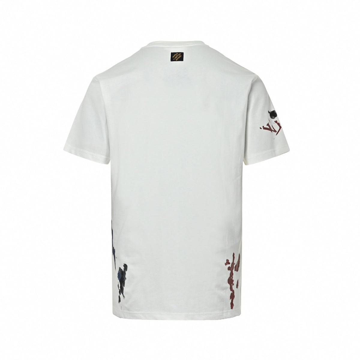 Abstract Watercolor Monogram T-Shirt | White