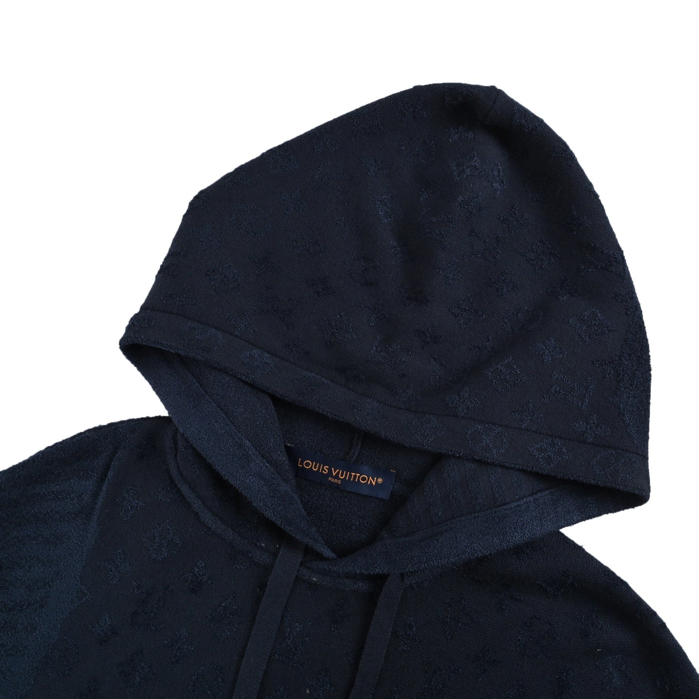 Monogram Toweling Hoodie - Navy