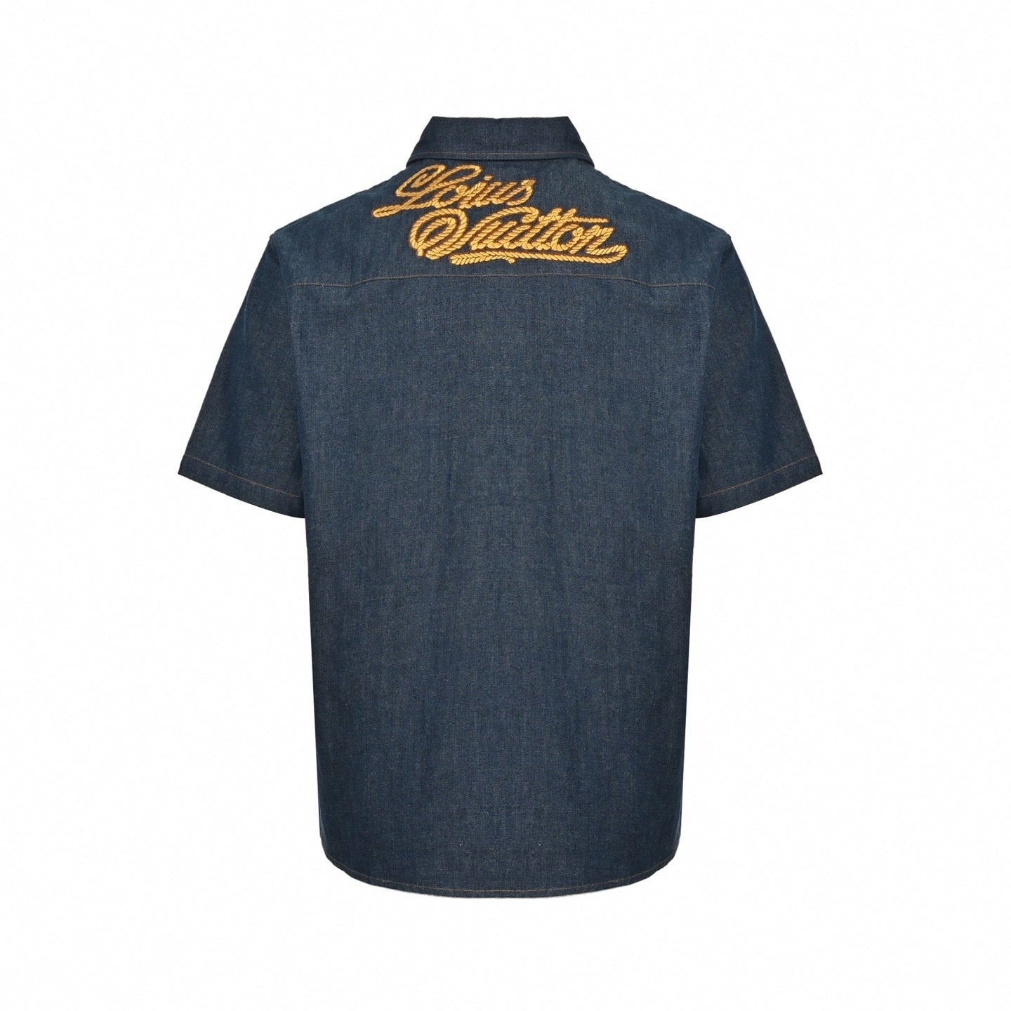 Embroidered Denim Shirt