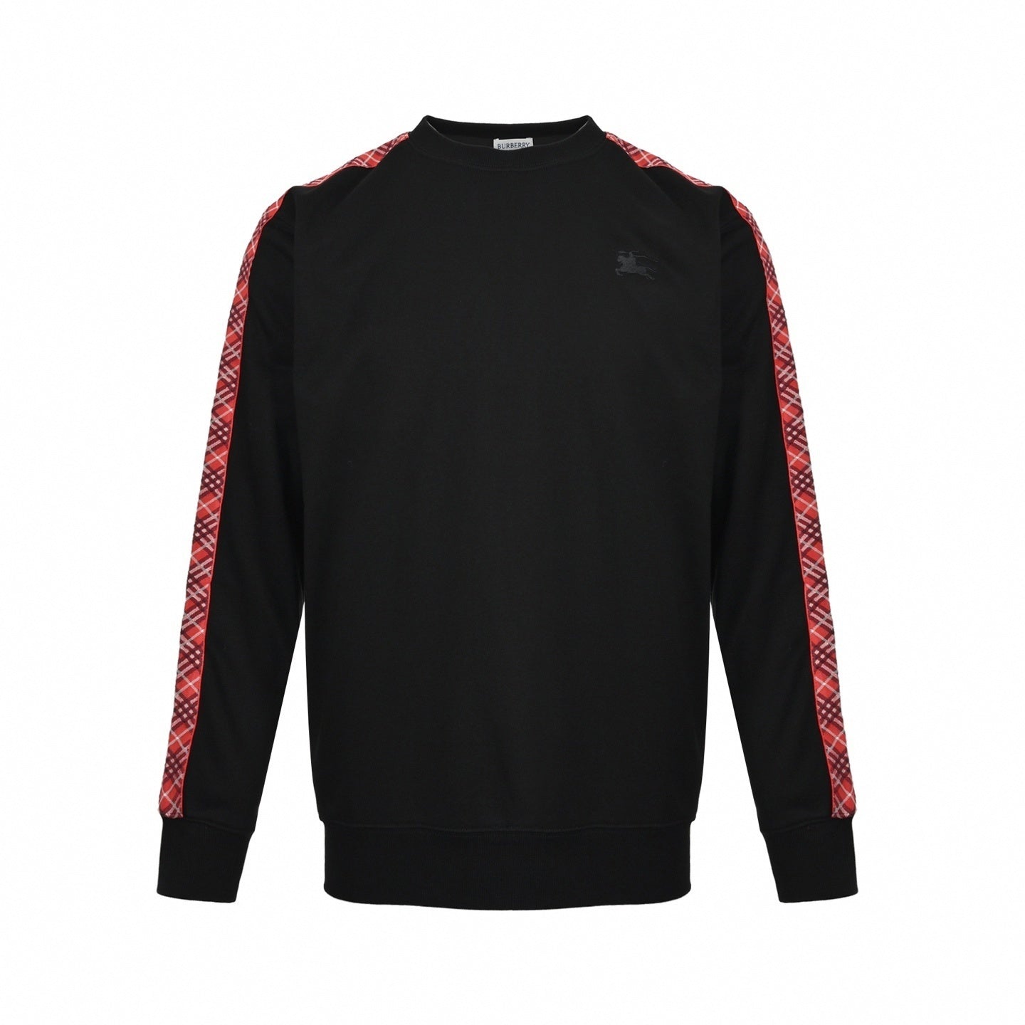 Check-Stripe Cotton Tracksuit