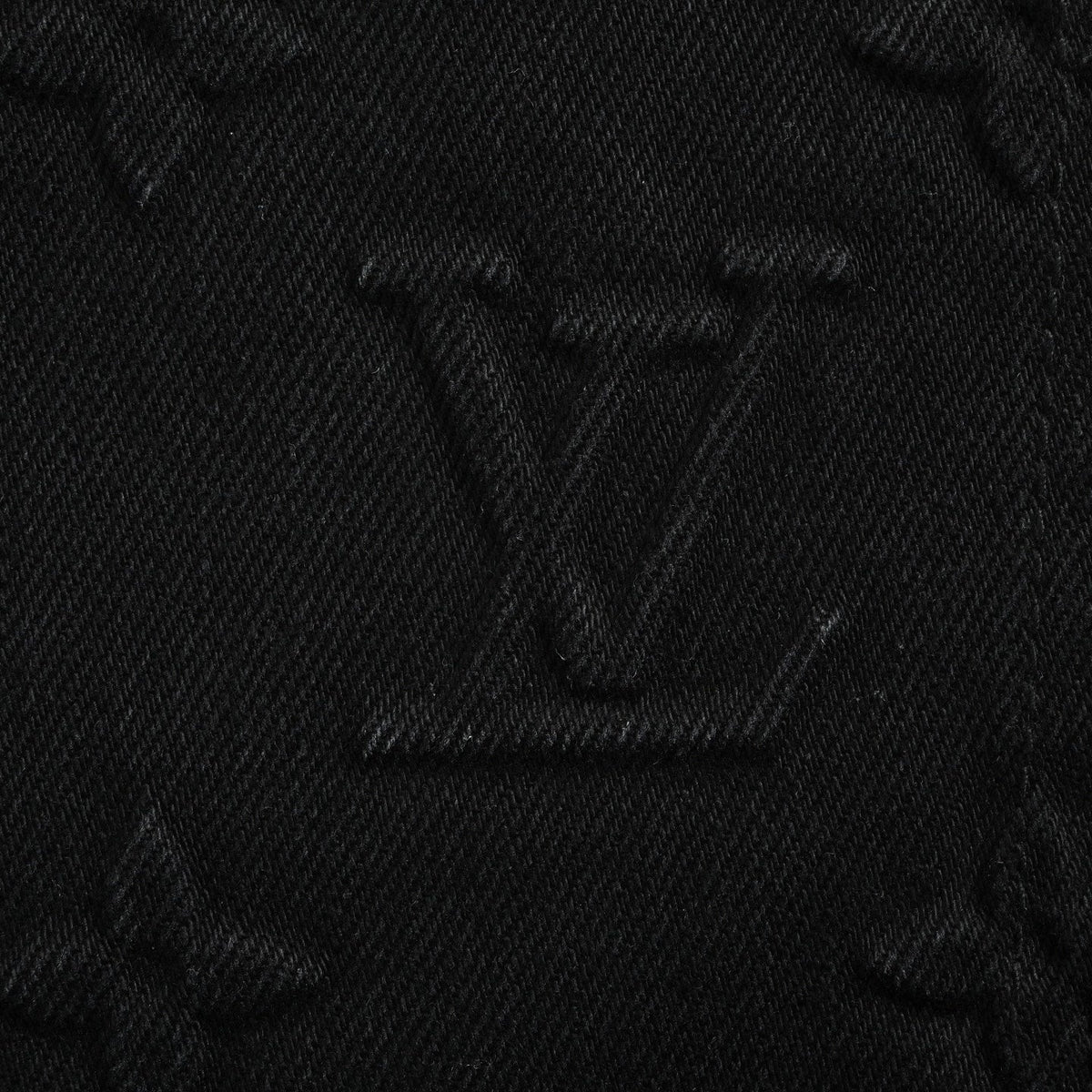 Embossed Monogram Carpenter Shorts | Black