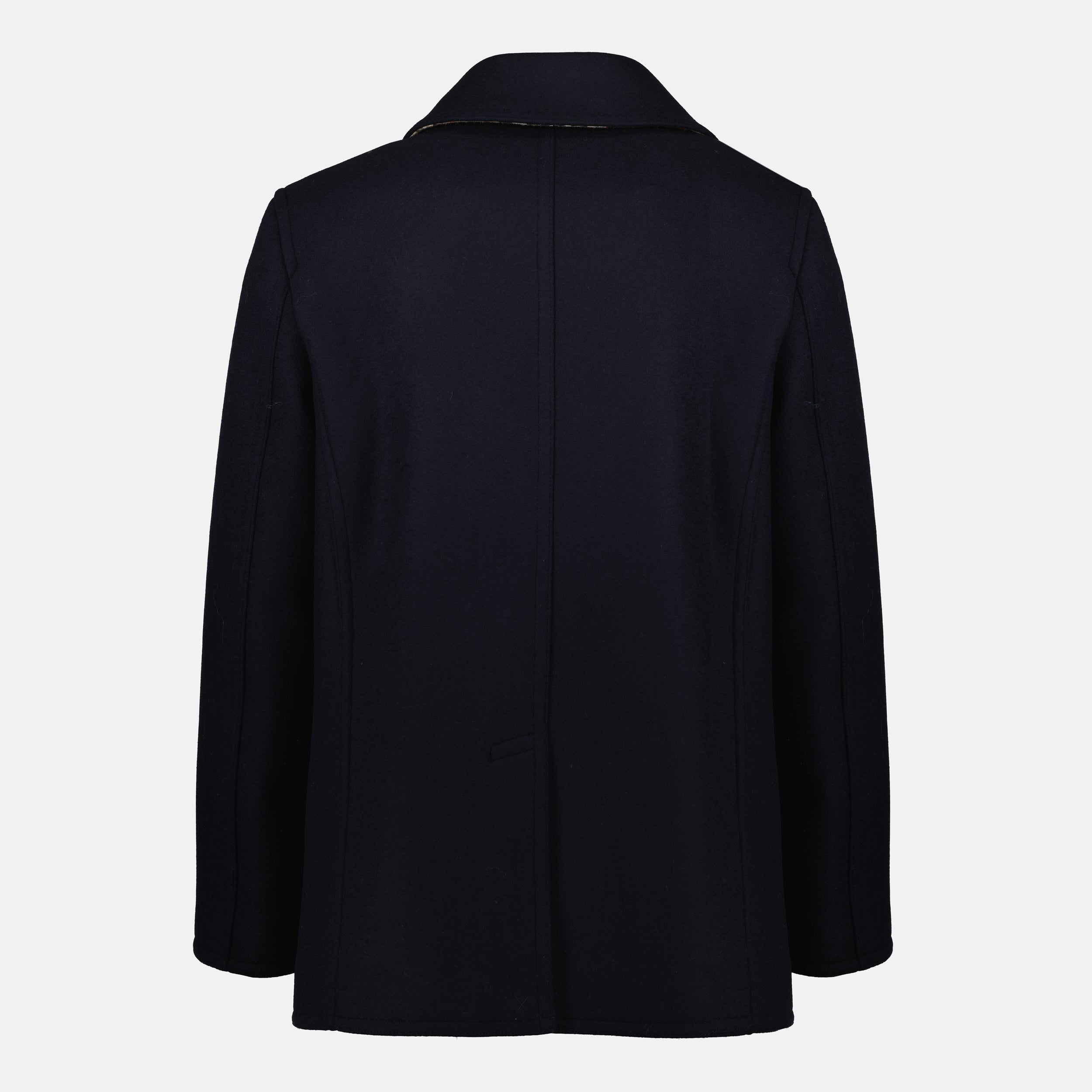 Blue Wool Peacoat