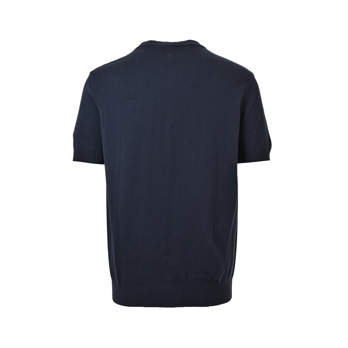 Classic Mock Neck Knit T-Shirt